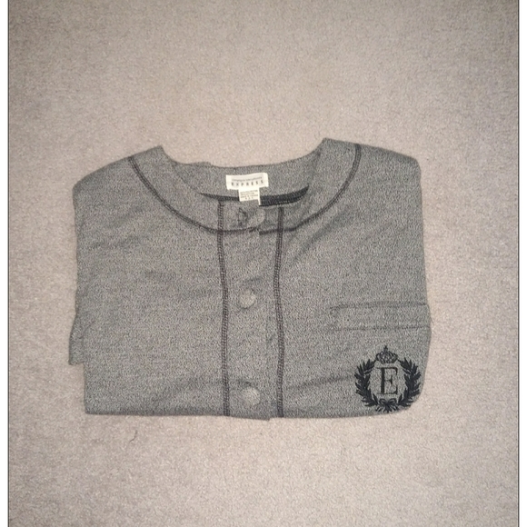 Vintage Express Button down top sz-L - Picture 2 of 5